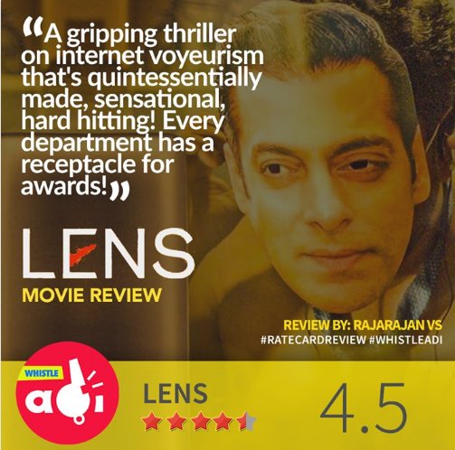 KollywoodCinima's tweet photo. #Lens #LensPositiveReview
@VetriMaaran @srkathiir @divomovies @vinod_wunderbar @MiniStudio_ @v4umedia1 @RIAZtheboss @GrassRootFilmCo https://t.co/rtrHhIQ4M7