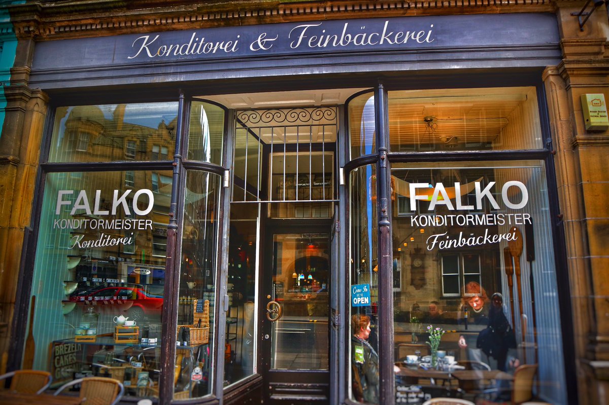 catmorley's tweet photo. I love the Welsh Rarebit at Falko... and all the German cakes! @FalkoBakery #bruntsfield #edinburgh #scotland #lunch #cake #food https://t.co/SUCIR5MsFB