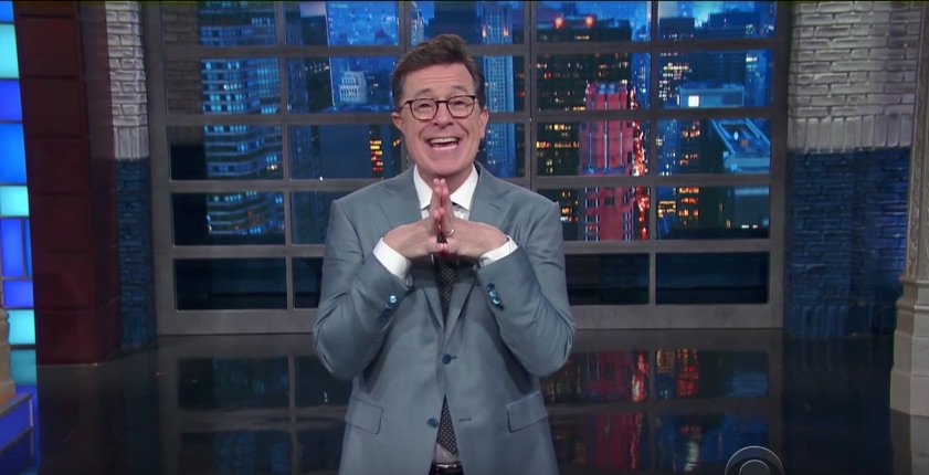 Stephen Colbert responds to Trump: “I won!” bit.ly/2r9AwD8