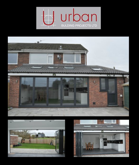 Another successfully completed single storey rear extension - Gosling Close, Hatton