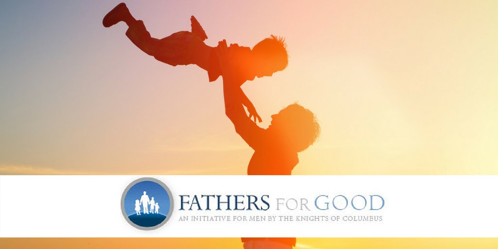 KofC's tweet photo. #FathersForGood has all the parenting tips you need, from a #Catholic perspective! https://t.co/yuWwmblKNb https://t.co/spNFFykROk