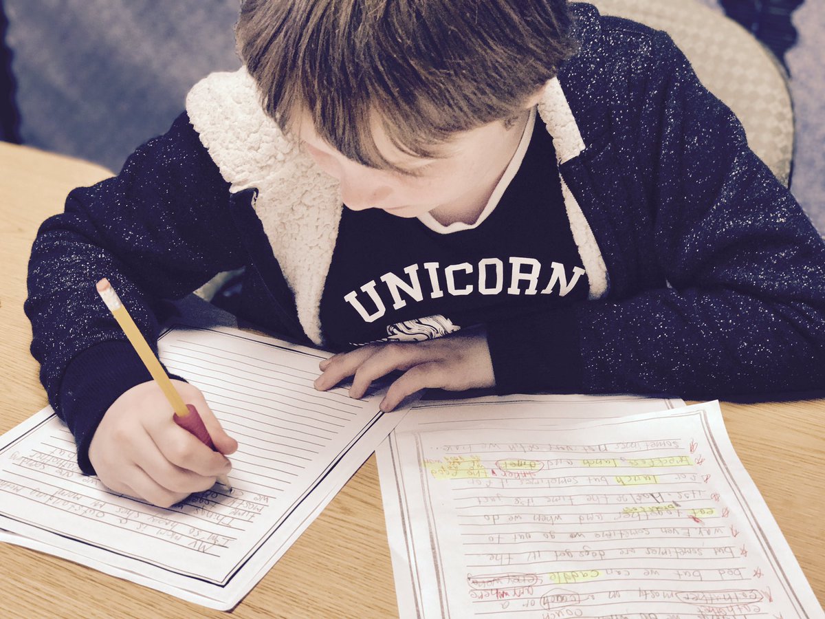 Working so hard to publish descriptive essays about our amazing moms!  <a href="/LakewoodEl/">Lakewood Elementary</a>