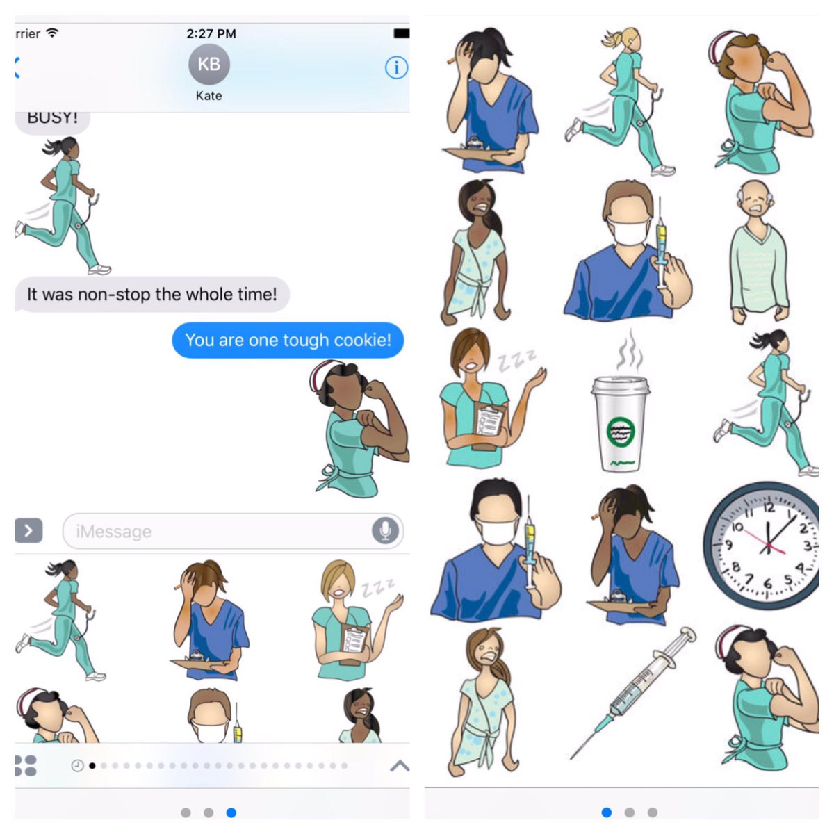 McStickerson's tweet photo. Show your love and appreciation for all that nurses do during  #NursingWeek2017 with our #imessage #stickers

https://t.co/deLAEFs6la https://t.co/gmBoPE4Mrk