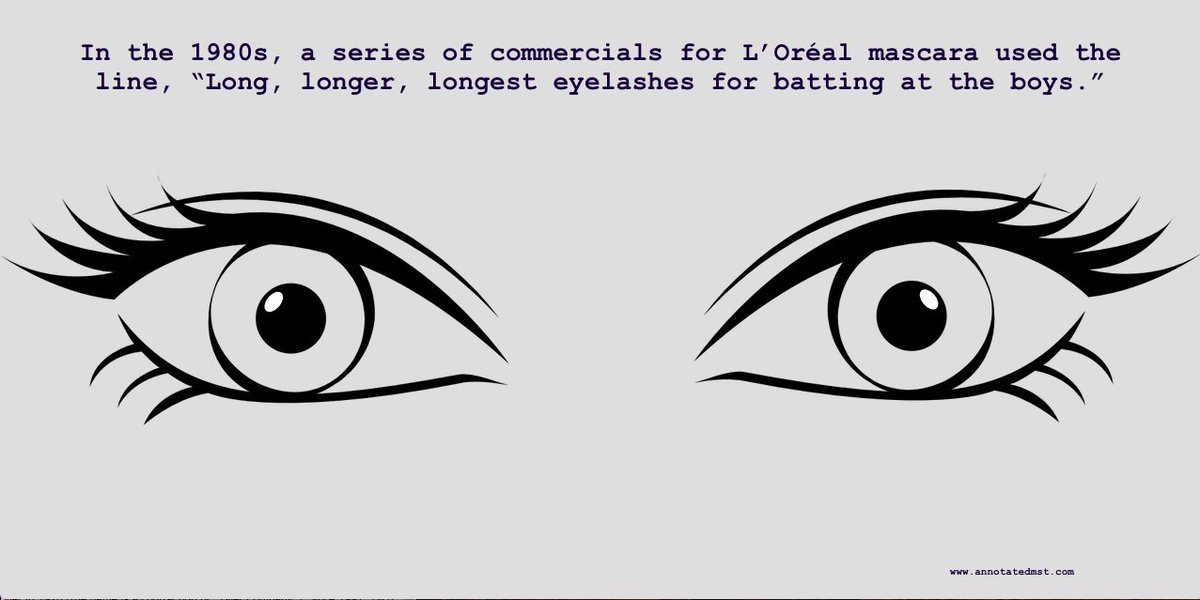 AnnotatedMST's tweet photo. Riff#10 MST3K #101 The Crawling Eye
"Long, longer, longest. Beautiful eyelashes that grab people and strangle them." #killermakeup https://t.co/Jvt6oCBO2e