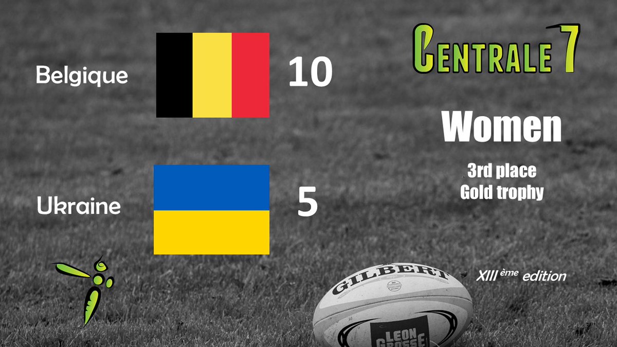 CentraleSeven's tweet photo. La Belgique remporte le match pour la 3ème place féminin ! Place maintenant au match masculin entre Galles et Heidelberg! #CaCestSevens #C7s https://t.co/3Ck1wIYSIQ