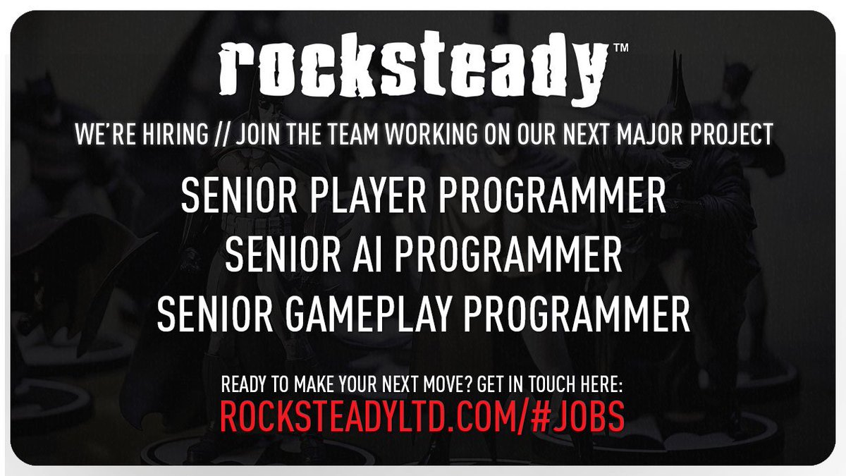 We're looking for awesome coders to work on our next project! Does that sound like you? Find out more here: rocksteadyltd.com/#jobs
