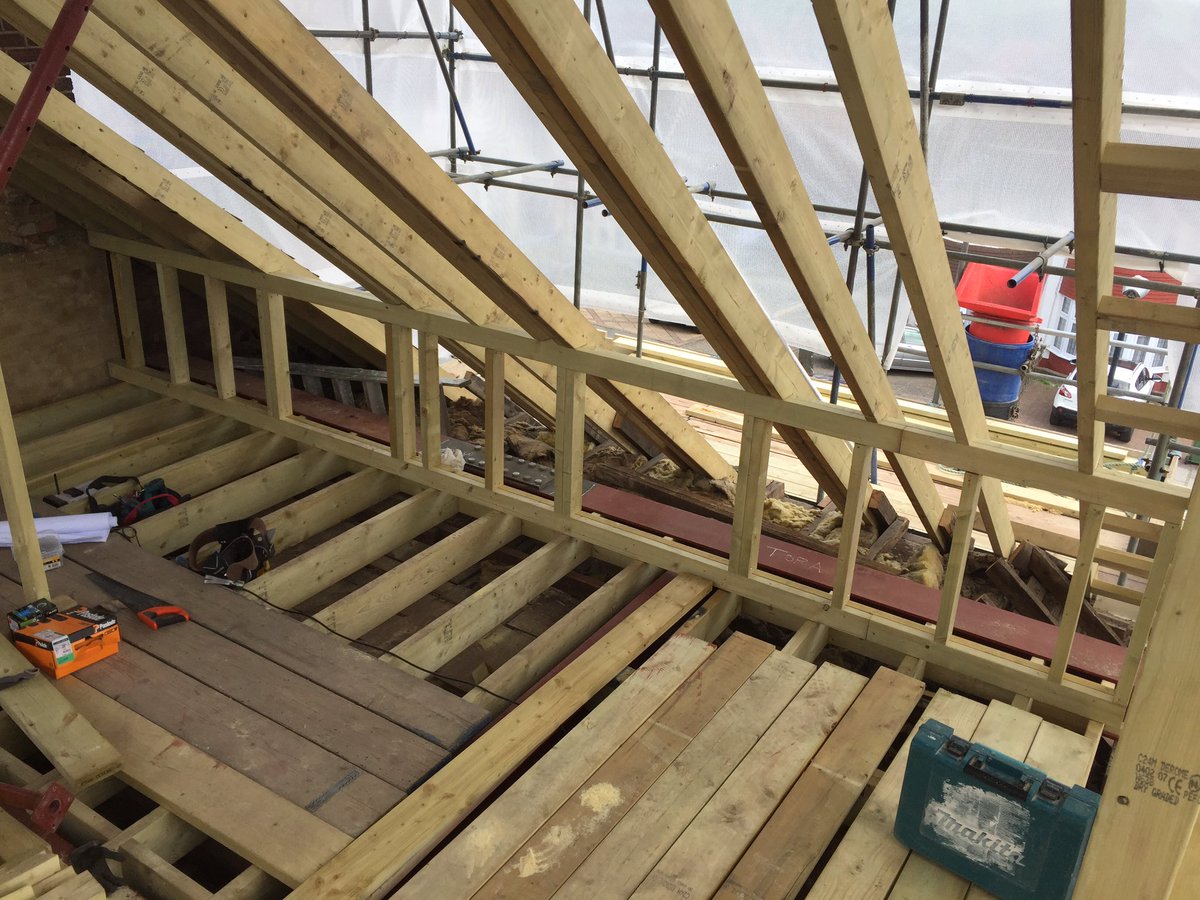 David Britten On Twitter Ashlar Wall Dormer Construction Loft
