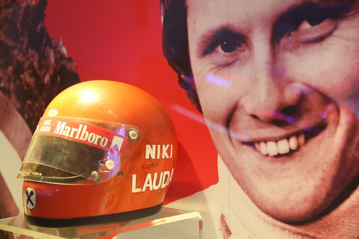 MuseiFerrari's tweet photo. #Ferrari and Lauda: a duo that made F1 history. #MuseoMaranello https://t.co/NJeKwX68sV