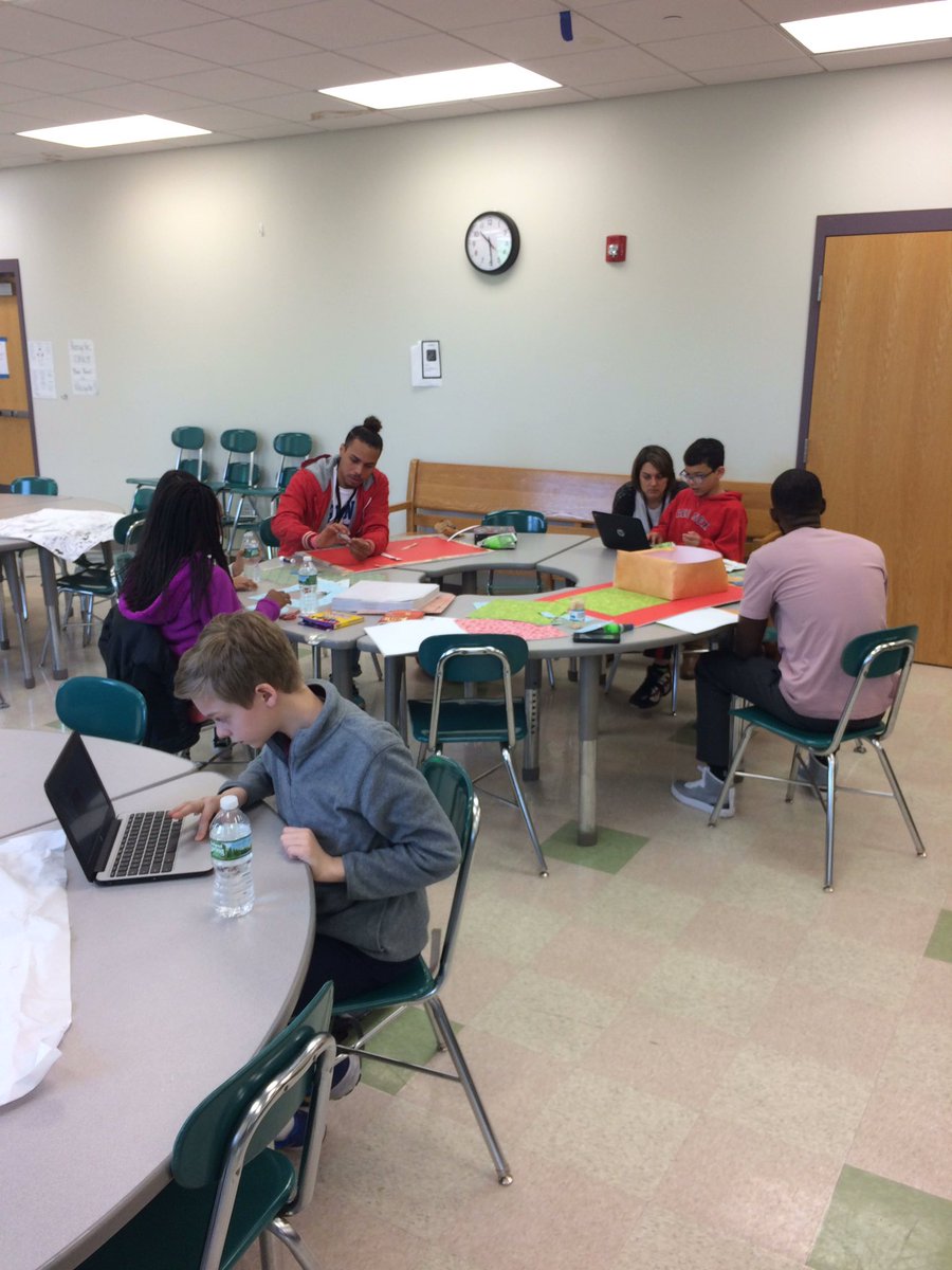 MPS_Bennet's tweet photo. Student advisory council creating models of an "ideal" school @mpspride https://t.co/VlKjYKtKxI