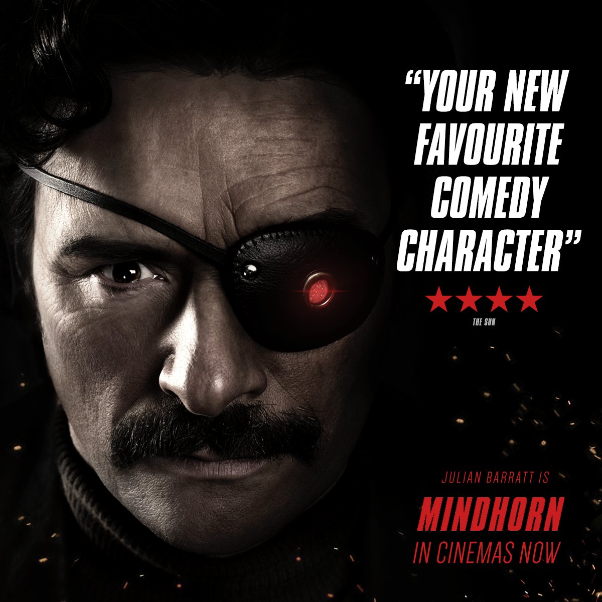 Go with him, if you want to live. Serve yourself a slice of justice pie with #Mindhorn in cinemas now: scnl.co/Mindhorn