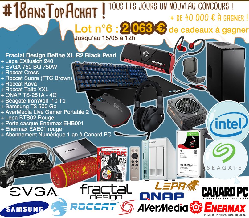 TopAchat's tweet image. Pour un max de chances 🍀 d'être tiré au sort, participe aussi sur Facebook, Instagram et le site ! 😜⬇️

topachat.com/pages/concours…