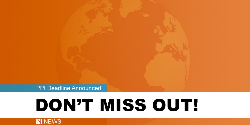 PPIWise's tweet photo. PPI compensation deadline is approaching!! Don’t miss out! Start your FREE PPI COMPENSATION check at  https://t.co/EqAKJ3KqJj https://t.co/WvmvzlzCiL