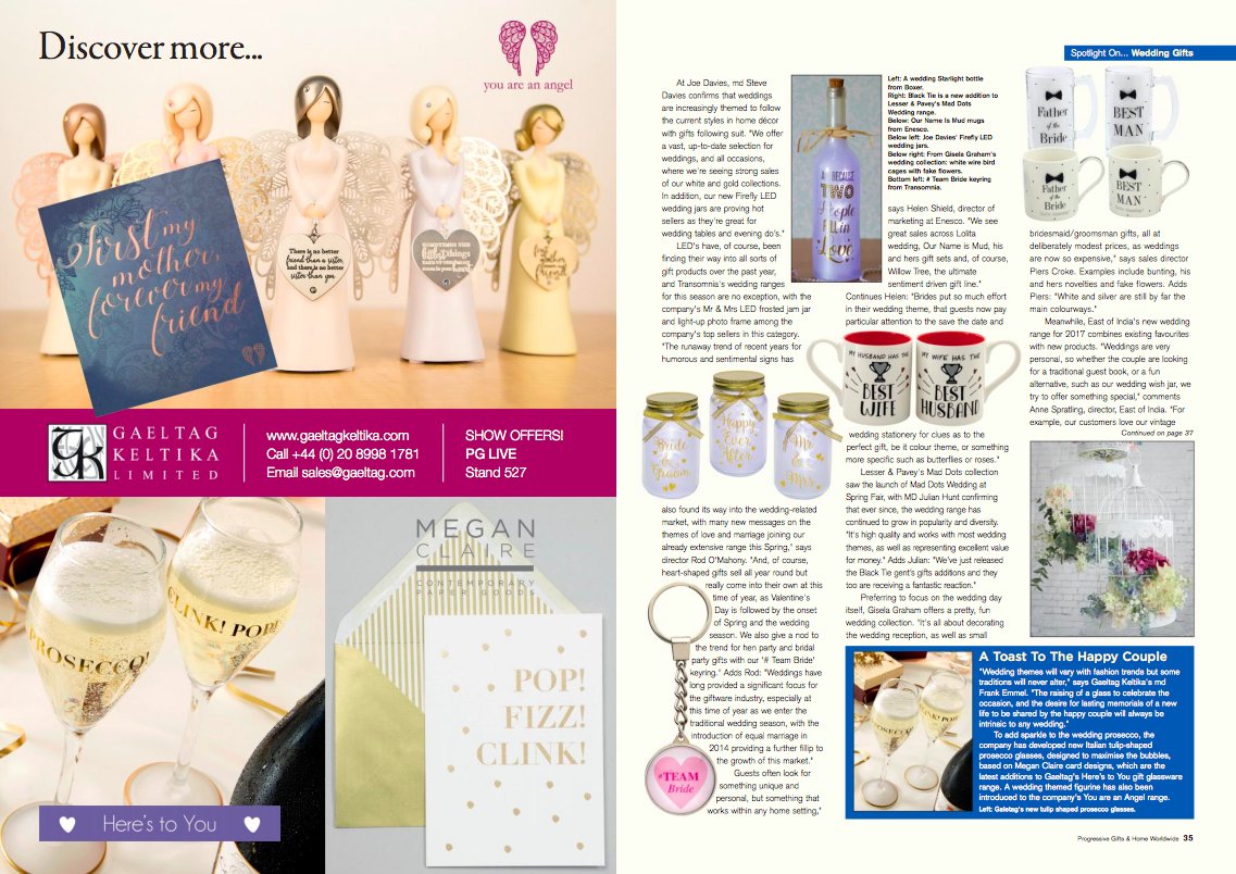 Prog_Gifts's tweet photo. Here Comes the Bride: with wedding season in full swing, PG&amp;H says 'I Do' to some fantastic wedding gift products: https://t.co/oea7DcQuuK https://t.co/L1J960dXPu