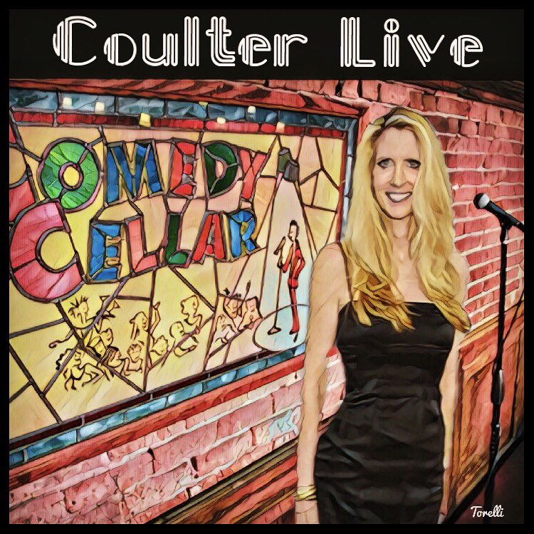 SteveTorelli's tweet photo. @AnnCoulter Great idea by @NoamDworman !! Do all your speeches at @NYCComedyCellar #livefromthetable podcast https://t.co/TKlUcdayVK