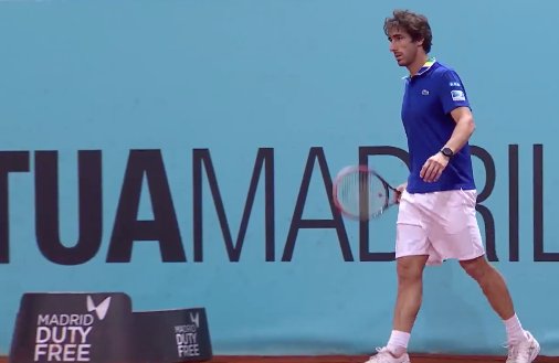 .<a href="/PabloCuevas22/">Pablo Cuevas</a> rips the most insane shot of the year—possibly decade—at the #MMOpen without even looking—WATCH: bit.ly/2r8huMF