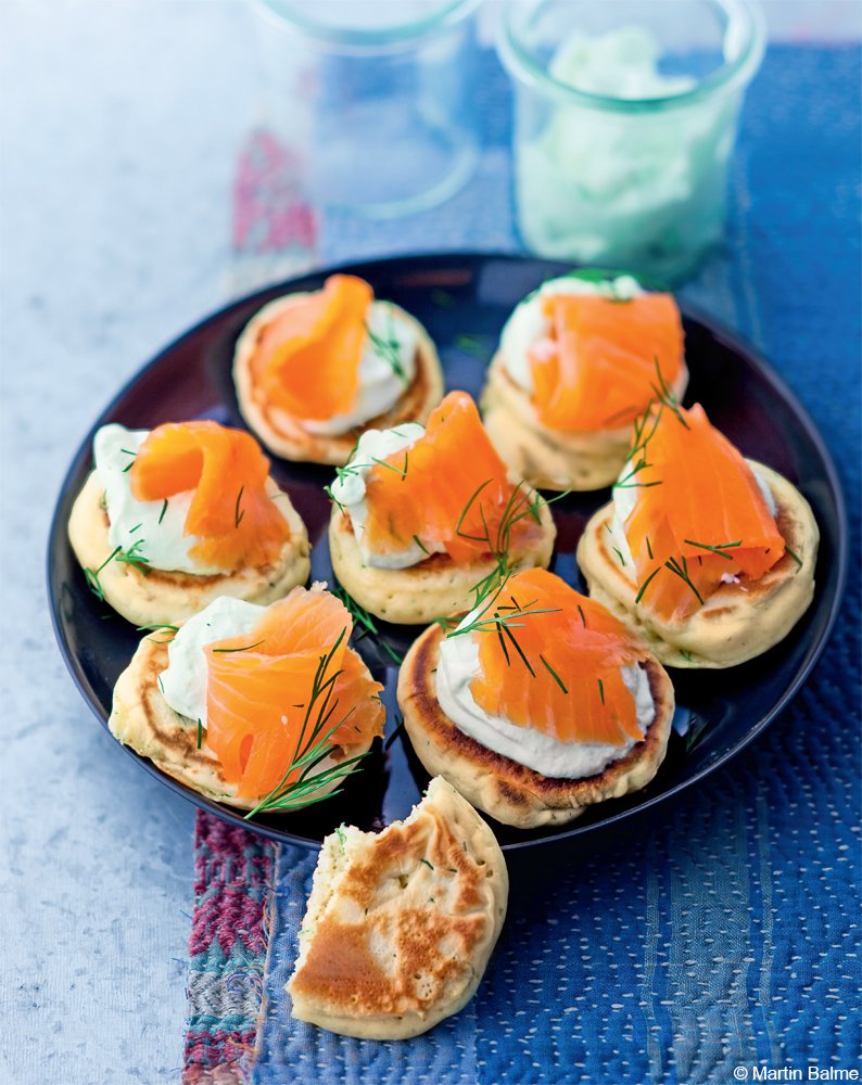 Perfekt für den #Brunch am #Muttertag: Blinis mit Räucherlachs und Wasabi-Sahne 😋😋😋 bit.ly/2qAbCQ8