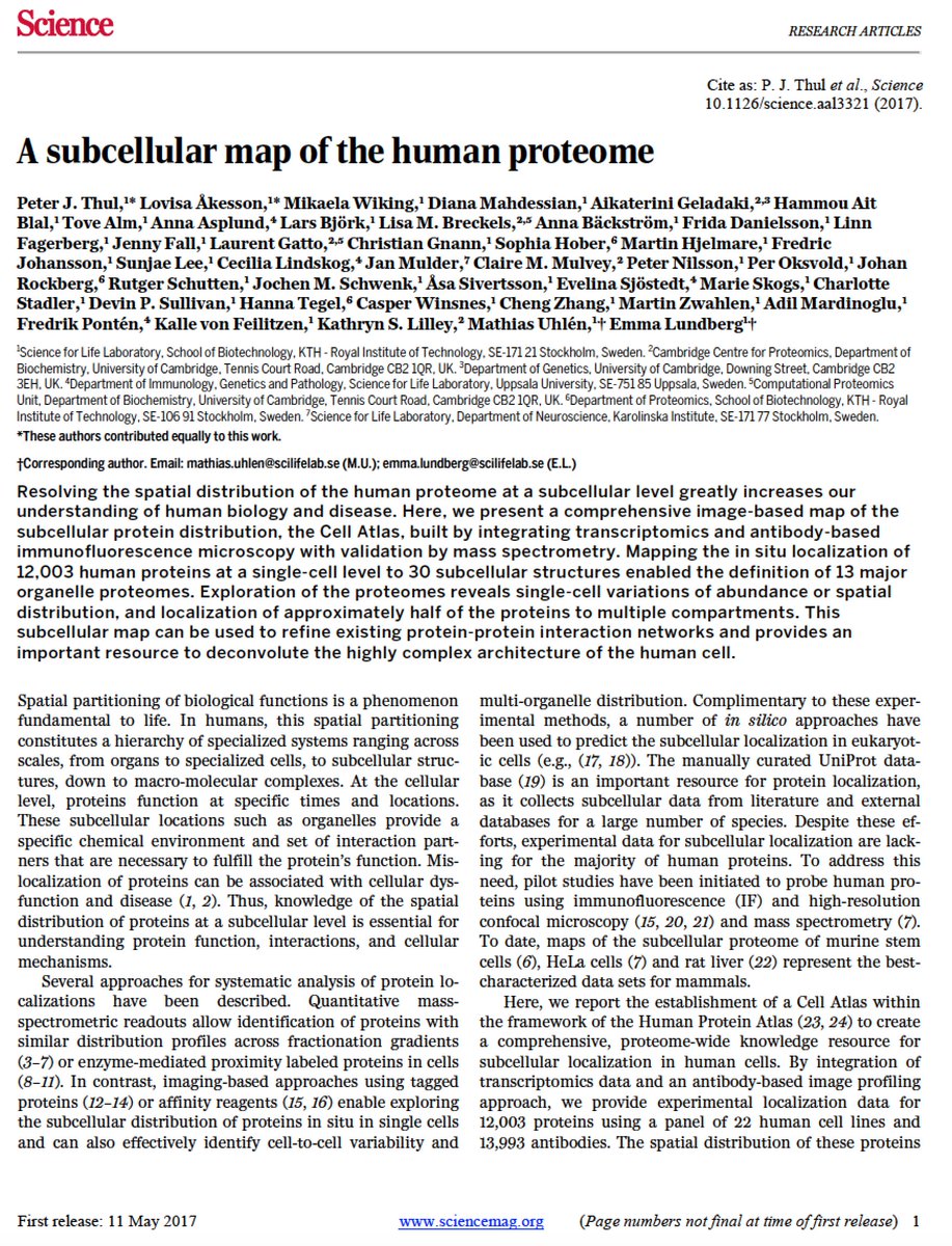 So you thought single cell omics and the atlas was cool....
science.sciencemag.org/content/early/…
well, it's time to go subcellular ;-)
@sciencemagazine