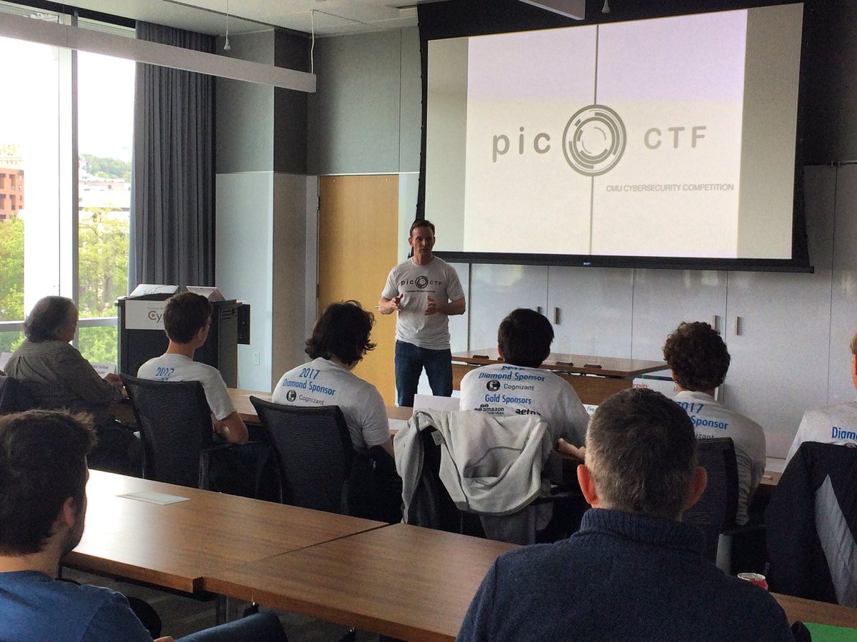 picoctf's tweet image. Today, the winning #picoCTF team is visiting @CarnegieMellon to receive their prizes. #hacking #ctf #security