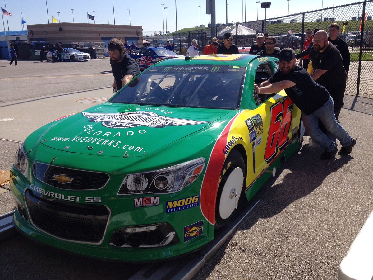 The No. 66 <a href="/veedverks/">Veedverks</a> Chevy is currently going through tech. First practice is at 11:30 with coverage on <a href="/FS1/">FS1</a>.