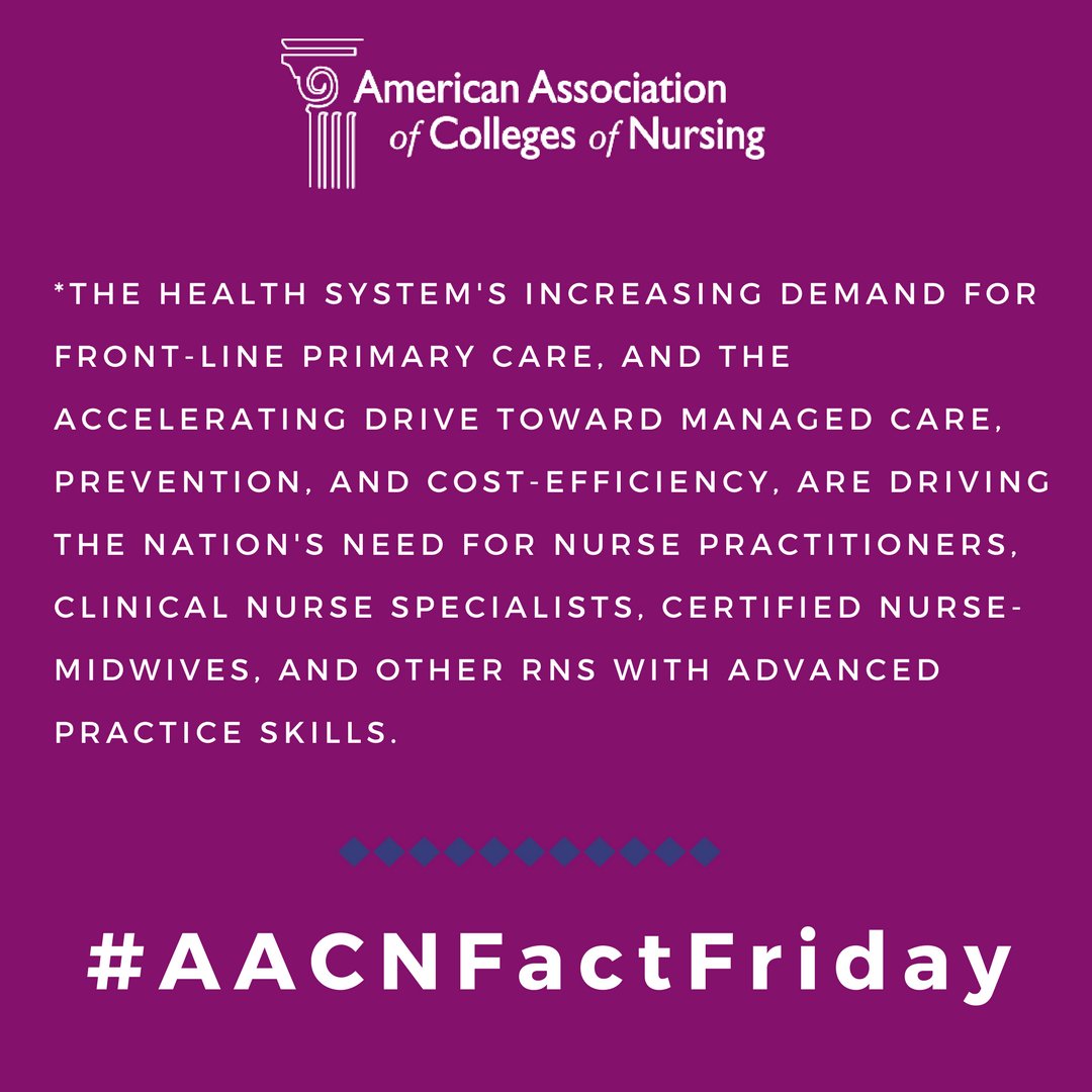 AACNursing's tweet photo. As you plan or consider a career as a registered nurse, learn about nursing's scope! #AACNFactFriday #nursingfacts https://t.co/FCoTzKfZYP https://t.co/dQnC0D6qLR