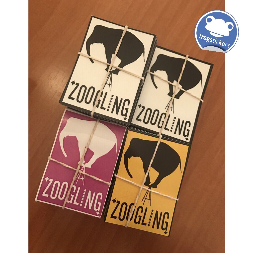 FrogStickers's tweet photo. Pegatinas para nuestros amigos de @zooglingdesigns , personaliza tus pegatinas con nosotros  #Frogstickers #pegatinas #stickers https://t.co/kG8jAEf3k1