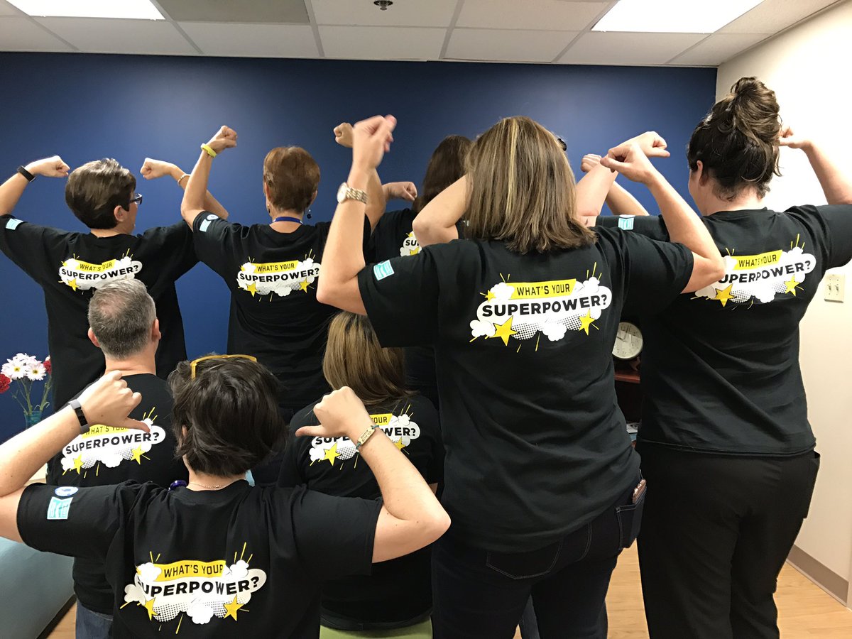 PamTr's tweet photo. Performance Improvement Superheroes!  @gohawgs1 @joellenholt @Dustin_g73 @Steph_Evans99 #makezerohappen  #NursesWeek https://t.co/q8ojfEQ5Ut