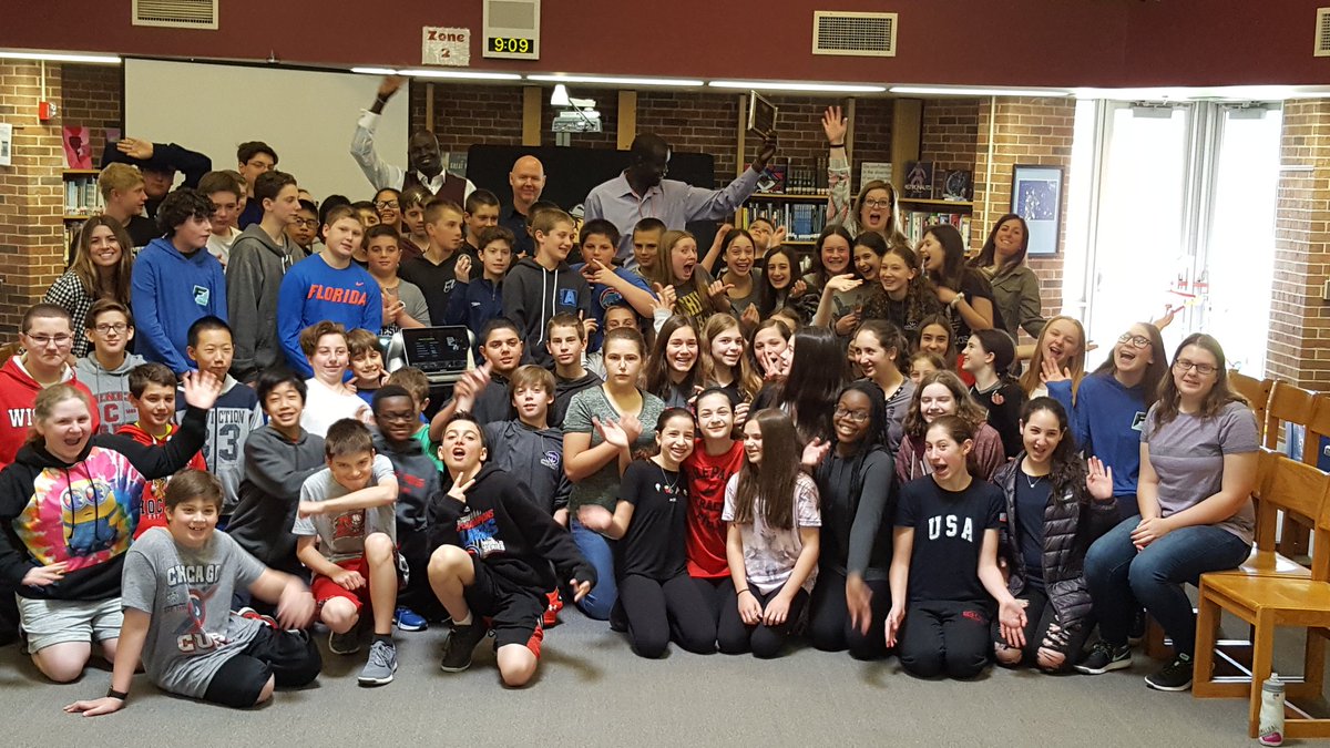 Our Ss with the Lost Boys.  Terrific morning of learning. #engagesms #engage109 #lostboys #Humanrights