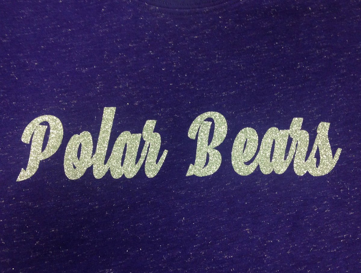 Varsity_Gear's tweet photo. Mom should sparkle ๐Give her a purple glitter tee with silver glitter "Polar Bears" for #MothersDay #momdeservesthebest #FirstStringStuff https://t.co/iAyF2NBdbL