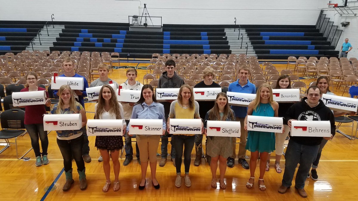 paulsheffield's tweet photo. A reminder for the #emwolves Class of 2017 they always have a home at Exeter-Milligan. Who says you can't go home! #nebcommfound https://t.co/AYXpojGJub