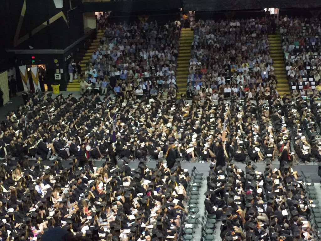 LaTangelia_San's tweet photo. It's graduation day at Vanderbilt University. @mwebb_22 is #857. π©π½βππβοΈ #VUGRAD https://t.co/pT5tXm5oVl