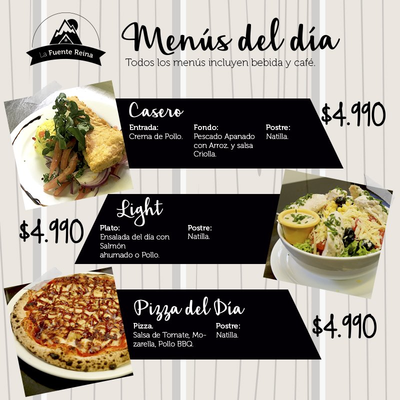 Cerramos la semana con un rico Pescado Apanado y te recordamos que puedes elegir entre una Shop, Copa de Vino, Limonada, Sour o una Bebida.