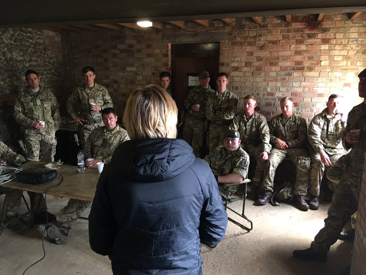 Crown_Media_Ltd's tweet photo. Our team #mediatraining @2Mercian_Reg soldiers in Norfolk, UK, b4 they deploy to train local troops fight Isis in #Iraq.
#mediasimulation https://t.co/G5XqHunx0A