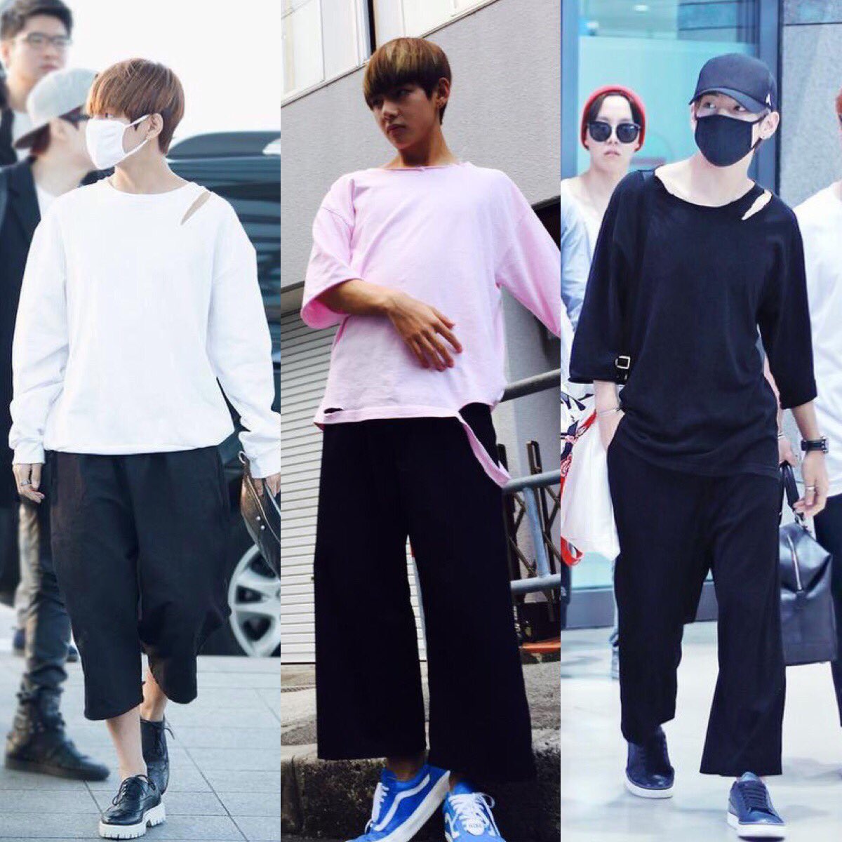 tae tae 👑 on Twitter: "How Taehyung's fashion style has evolved in the