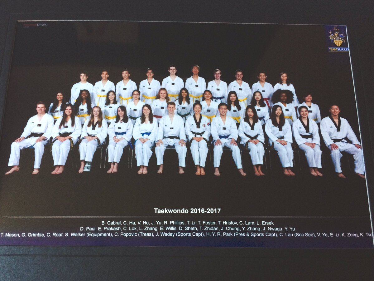 UOSurreyTKD's tweet photo. Surrey TKD 2016-2017! (This is just a few of us) Thank you to everyone who was able came to the photo! 👊🏼👊🏼 #surrey #teamsurrey #taekwondo https://t.co/WC5Jz4Ali4