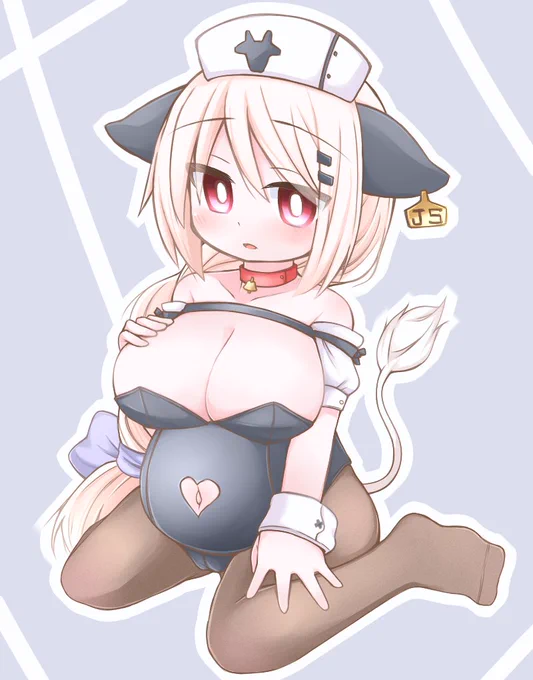 5月12日は看護の日。牛バニーロリ爆乳ボテ腹ナースで。 