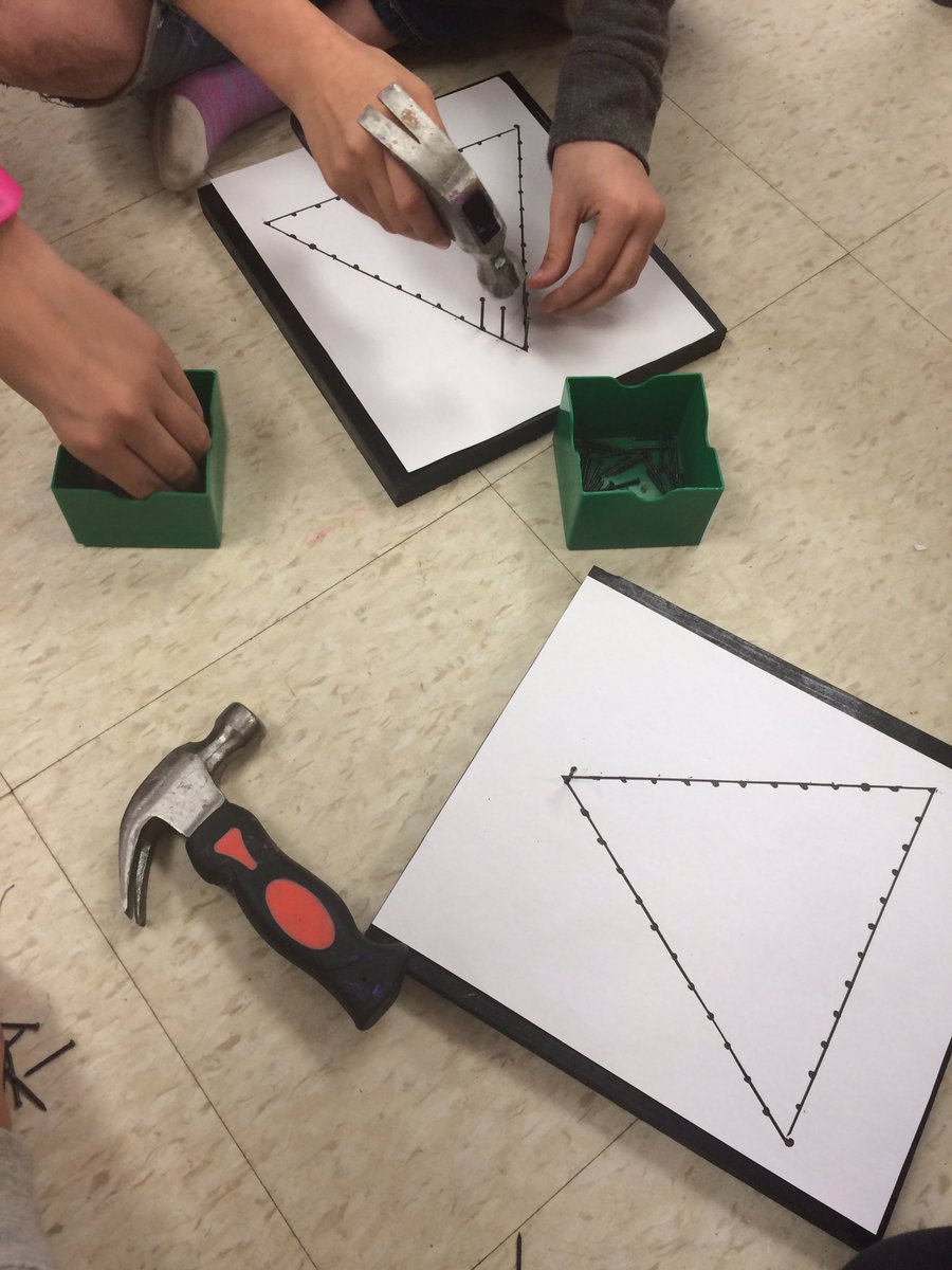 TSPSThomas's tweet photo. Tay Shores Art Club had a great time doing string art. Thank you for your support #homedepot  #SCDSB_arts https://t.co/e76GLDabZF