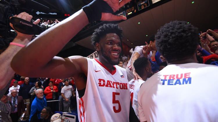 UDayton2018's tweet photo. Hard to believe it's been a year since we lost a big part of the Flyer family. We love you big guy and we miss your smile #RIPSteve ✈️🔴🔵 https://t.co/CVDToMBXGd