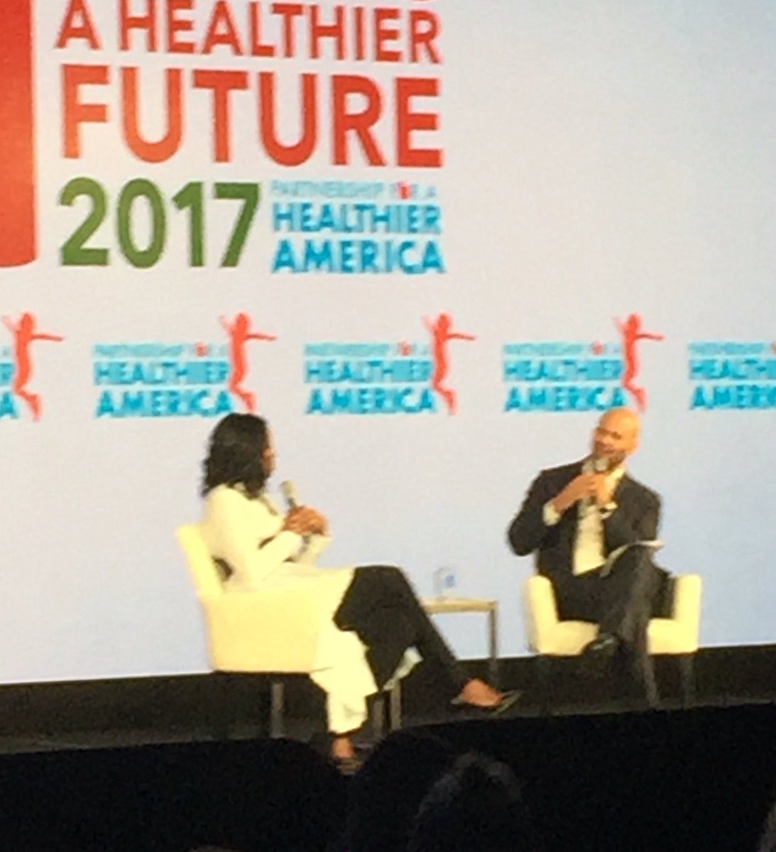 What to say!  She continues to inspire!  <a href="/PHAnews/">Partnership for a Healthier America</a> #PHASummit <a href="/MichelleObama/">Michelle Obama</a> How lucky were we that she visited <a href="/EcoSpacesEd/">ecospaces education</a> <a href="/philipsednj/">Philip's Education</a>