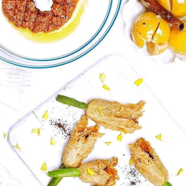 Zucchini #flowers over regular flowers this Mother's Day. Join us for #brunch or #dinner!