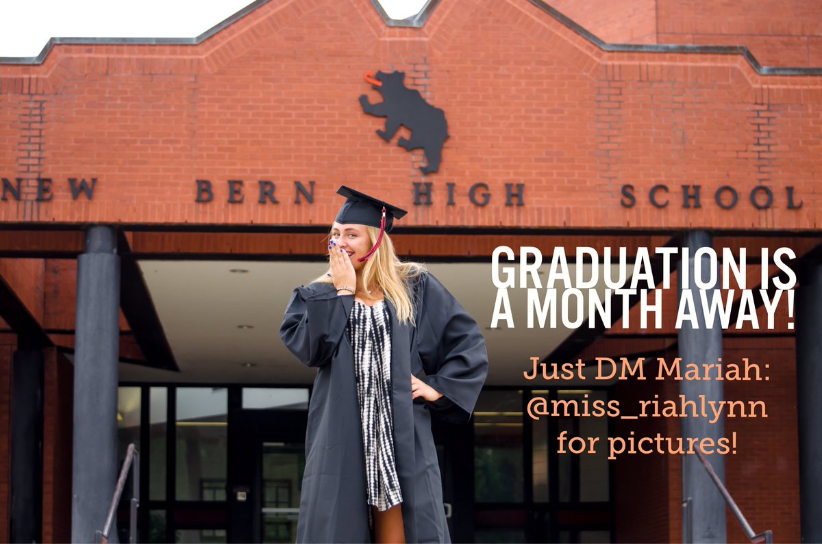 miss_riahlynn's tweet photo. Don't wait! Graduation is only a month away!
@nbhsbears #NBHS17 https://t.co/6fWseaswkn