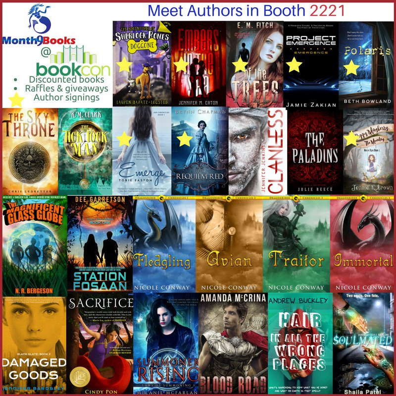 Month9Books's tweet image. Happy Friday! Did you know that we're going to @thebookcon June 3-4 in NYC?
Meet our authors, win prizes, &amp;amp; more in Booth 2221.