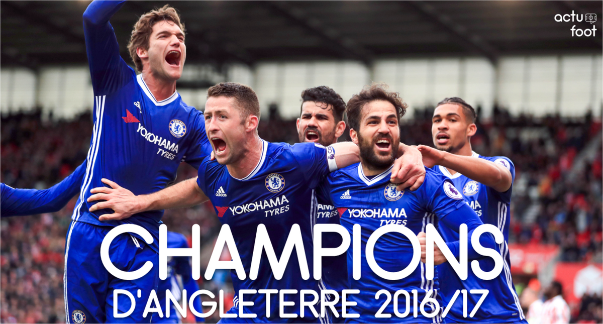 ActuFoot_'s tweet photo. OFFICIEL ! CHELSEA EST CHAMPION D'ANGLETERRE ! https://t.co/hbSd7h1NRG