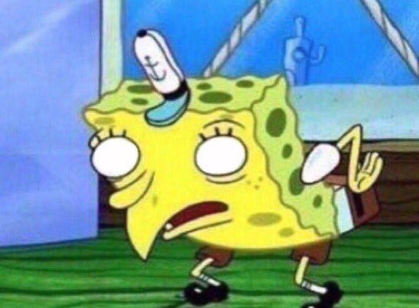 TheSpongeMock's tweet photo. Them: "roll your eyes again" 

me: https://t.co/NUiVY92fEq