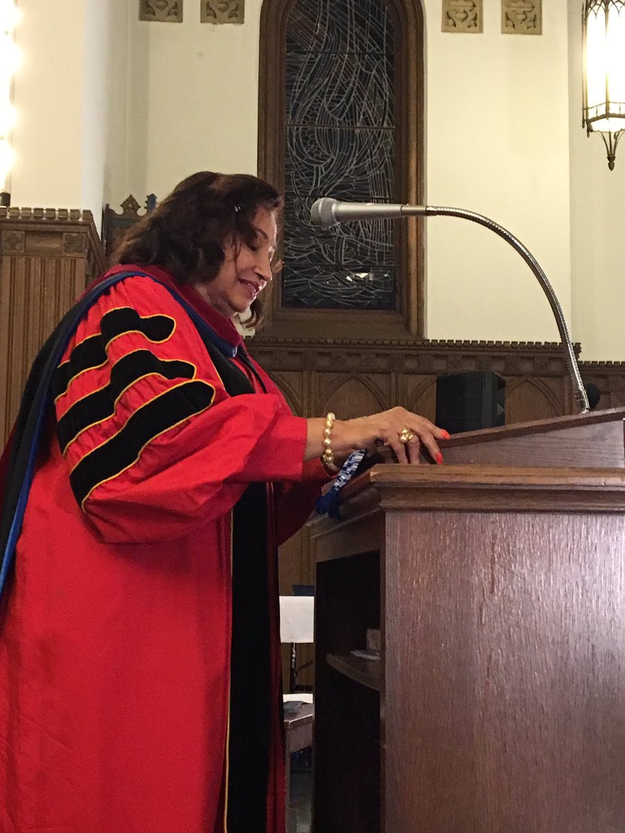 GayByron's tweet photo. Closing Honors and Awards Convocation @HUSDIVINITY Dr. Delores Carpenter preaching on #Wisdom'sHouse #CongratulationsC/O17 @DeanABPIII https://t.co/8v78nnXKn8
