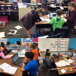 pfisdit's tweet photo. Ms. Thomison had students directing their own learning as they explored the Solar System. @RoweLaneES #techKnowledgement https://t.co/esjNDT07sZ