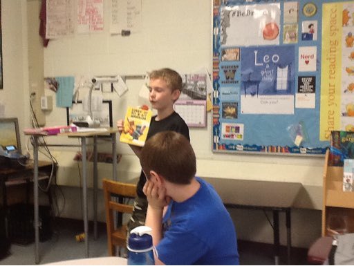 Adam is doing a book talk.
#wsdpanthers #ParmaPROUD