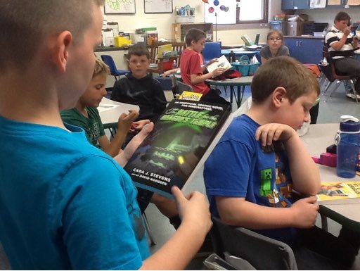 Nolan is doing a book talk.
#wsdpanthers #ParmaPROUD