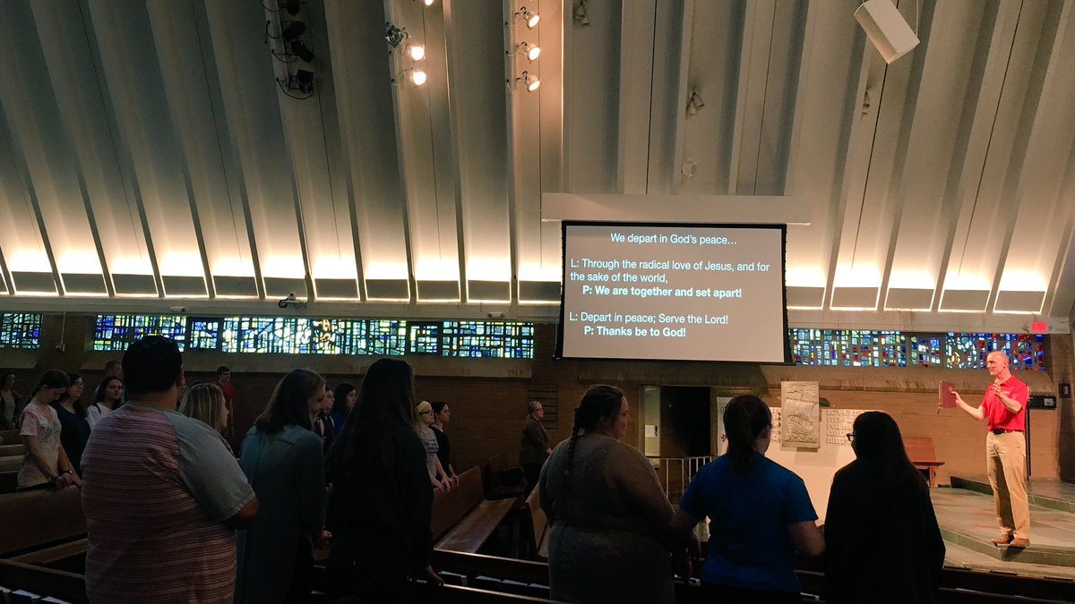 cuaa's tweet photo. Through the radical love of Jesus &amp; for the sake of the world, we're #TogetherSetApart.

Depart in peace; Serve the Lord! Thanks be to God! https://t.co/YshEpomWQQ