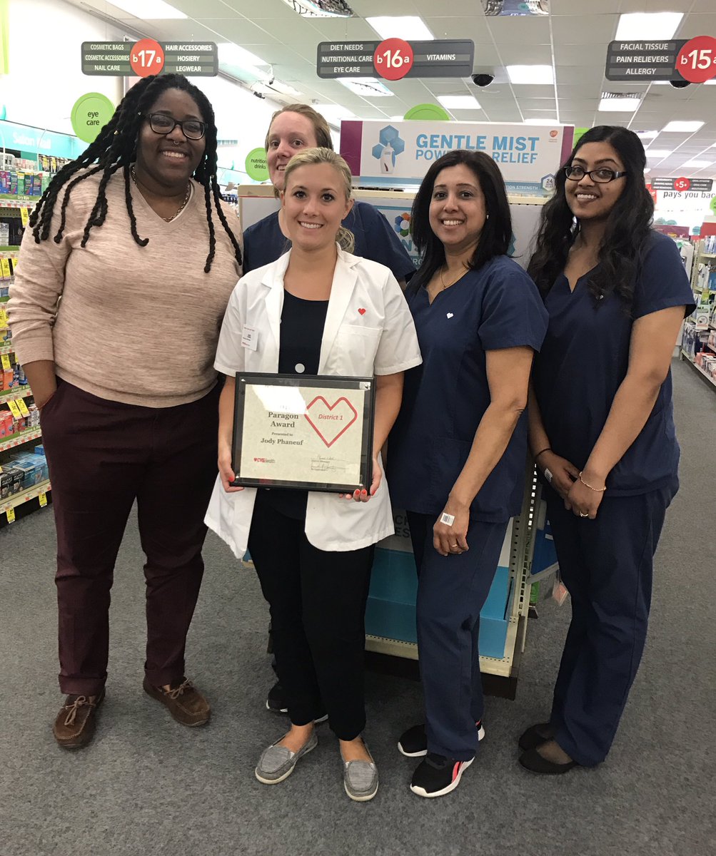Congratulations to Jody Phaneuf, Pharmacy Manager at store 5035 on earning the Paragon Award for 2016! Great job to you &amp; your RX team!!!