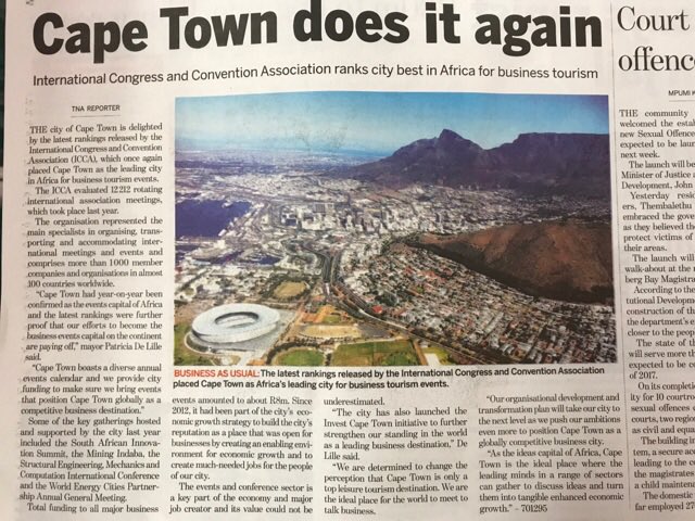 greybeardsme's tweet image. @CTICC_Official congrats on ranking. Enhancing #CapeTown #globalreputation! @Wesgro @InvestCapeTown @WesternCapeGov #reputationmatters